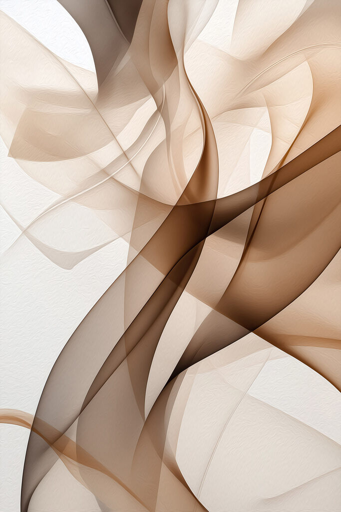 Flowing Abstract Patterns in Soft Tones