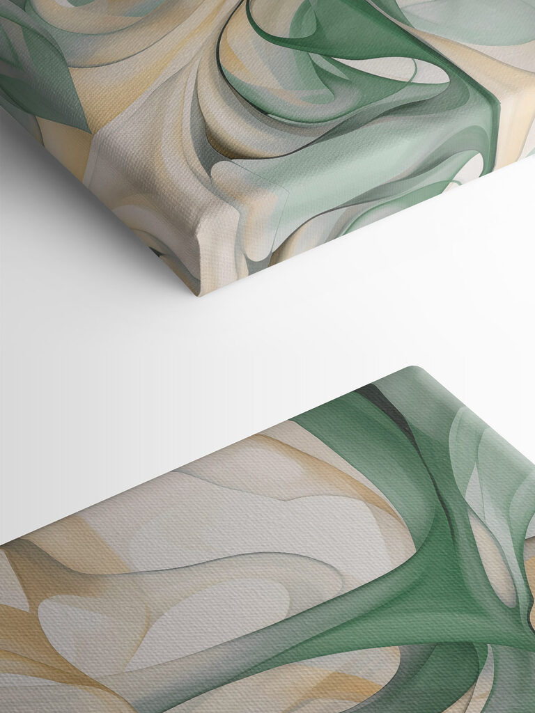 Ethereal swirls of soft colors