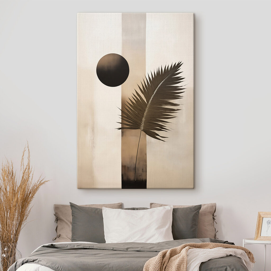 Leaf and a circle