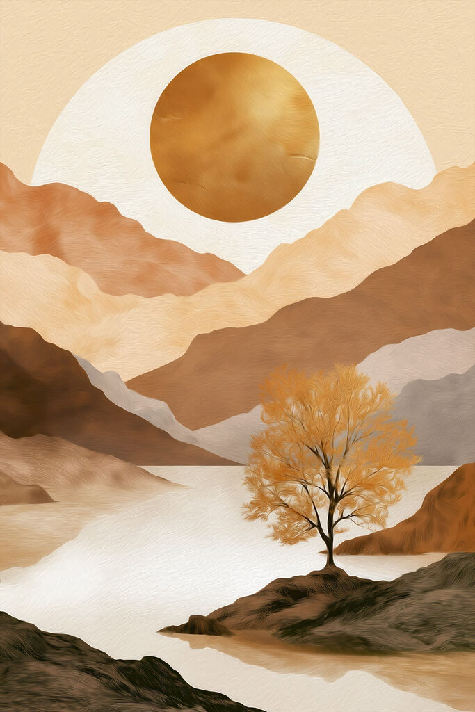 Tree in front of a lake