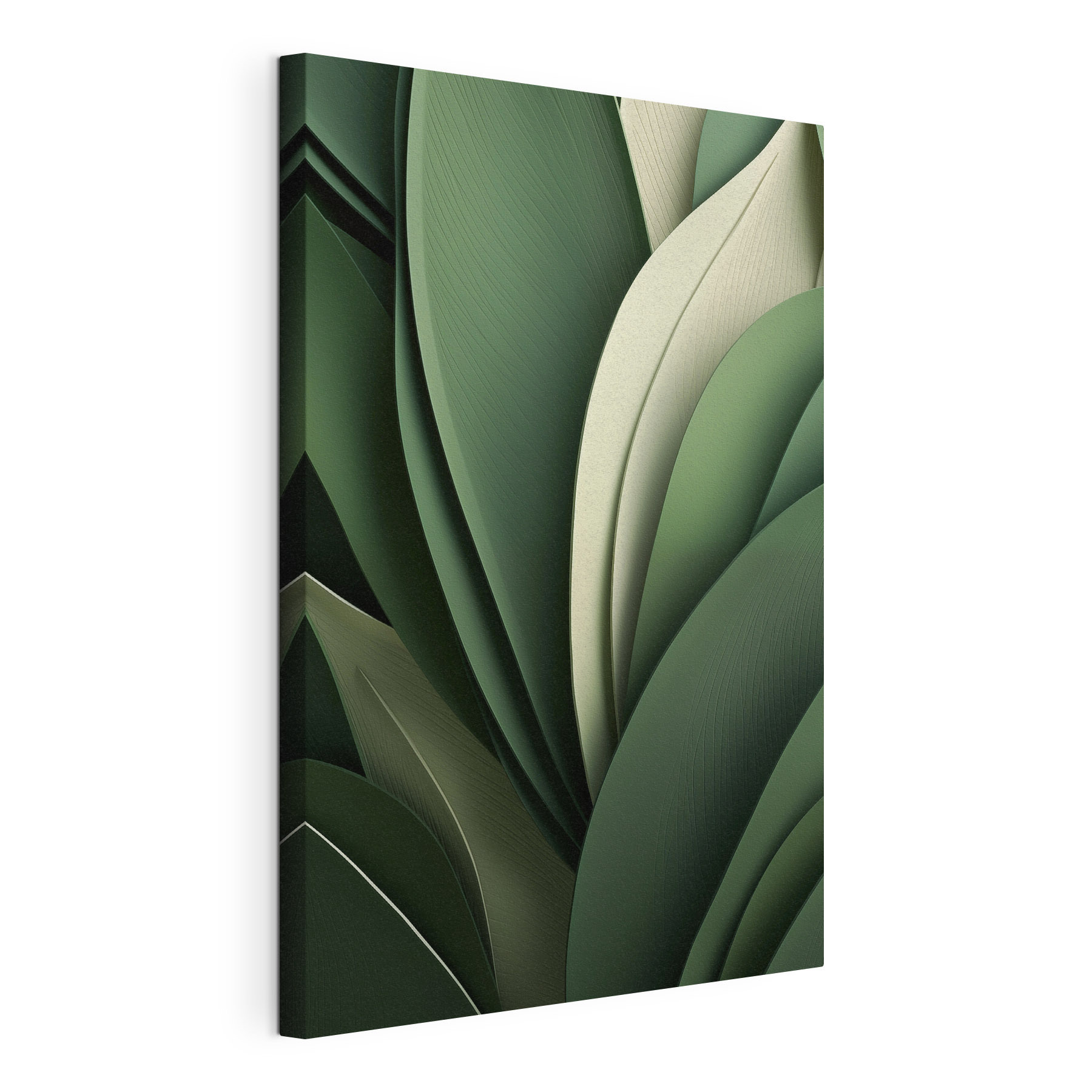 Nature's design in soothing greens