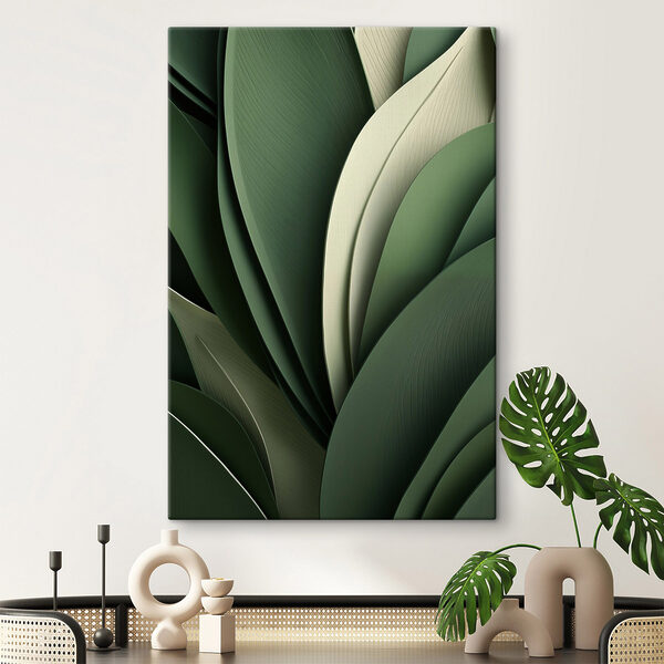 Nature's design in soothing greens