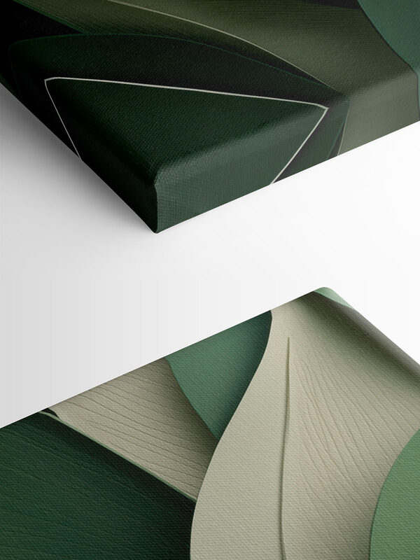 Nature's design in soothing greens