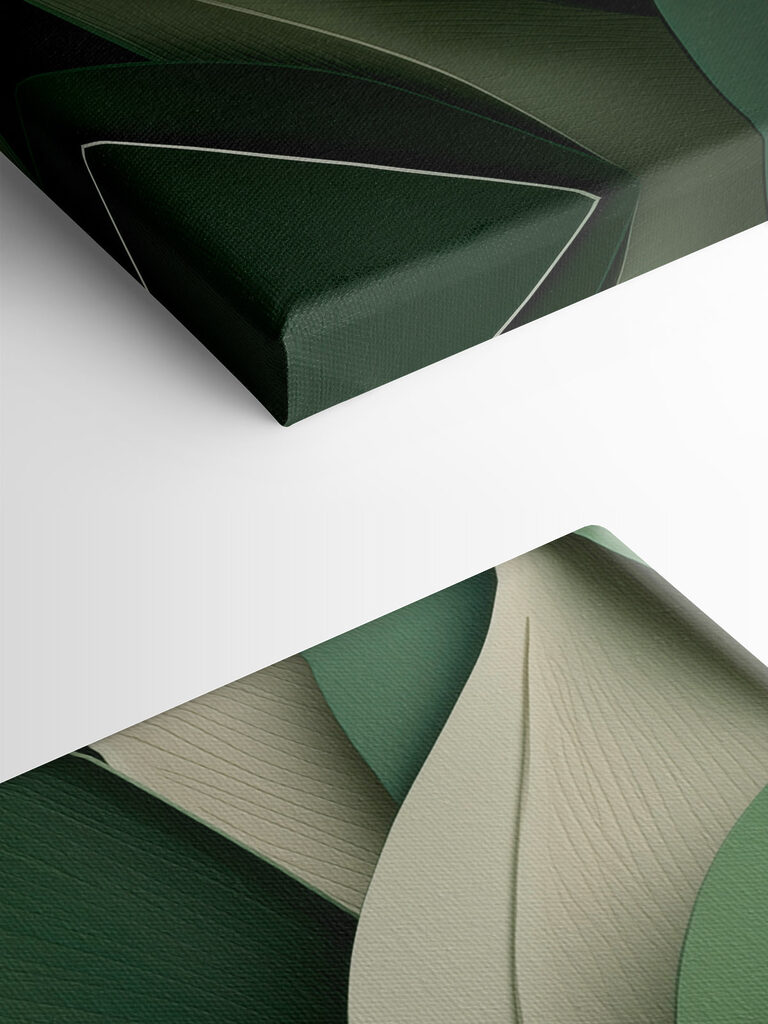 Nature's design in soothing greens