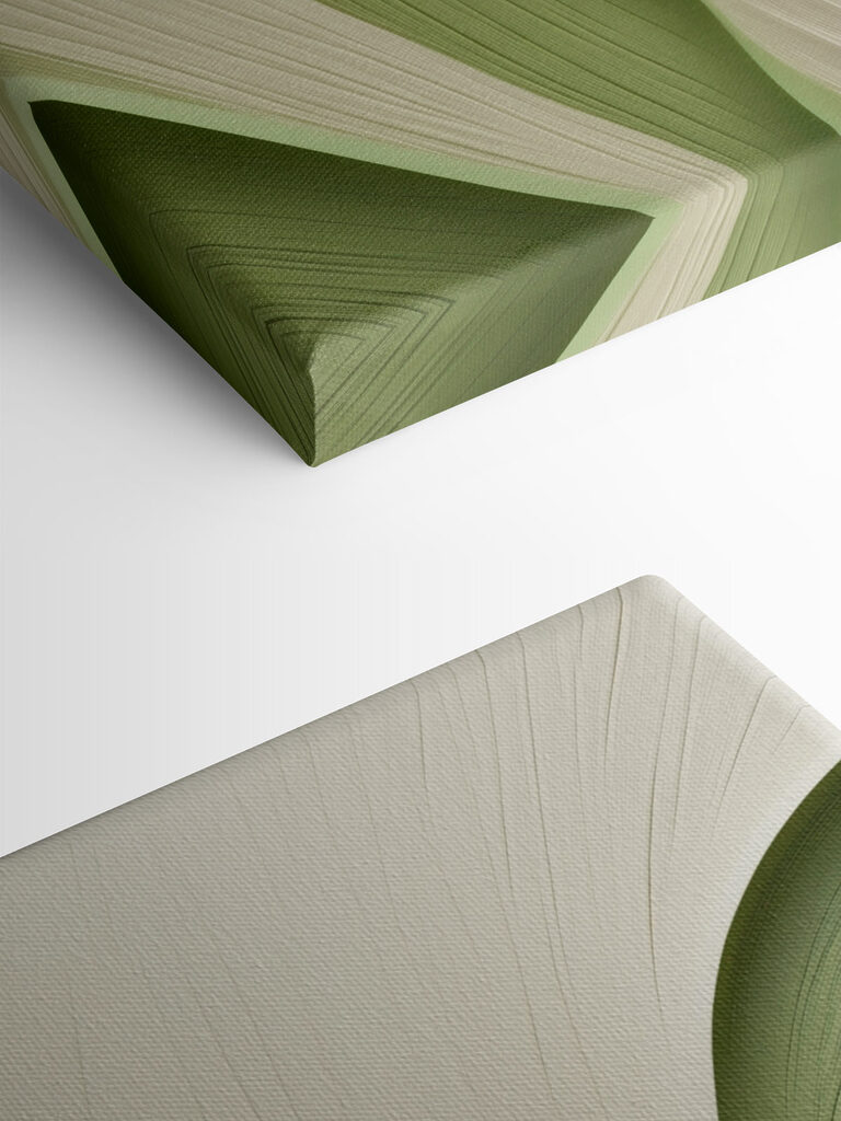 Gentle curves in soft hues