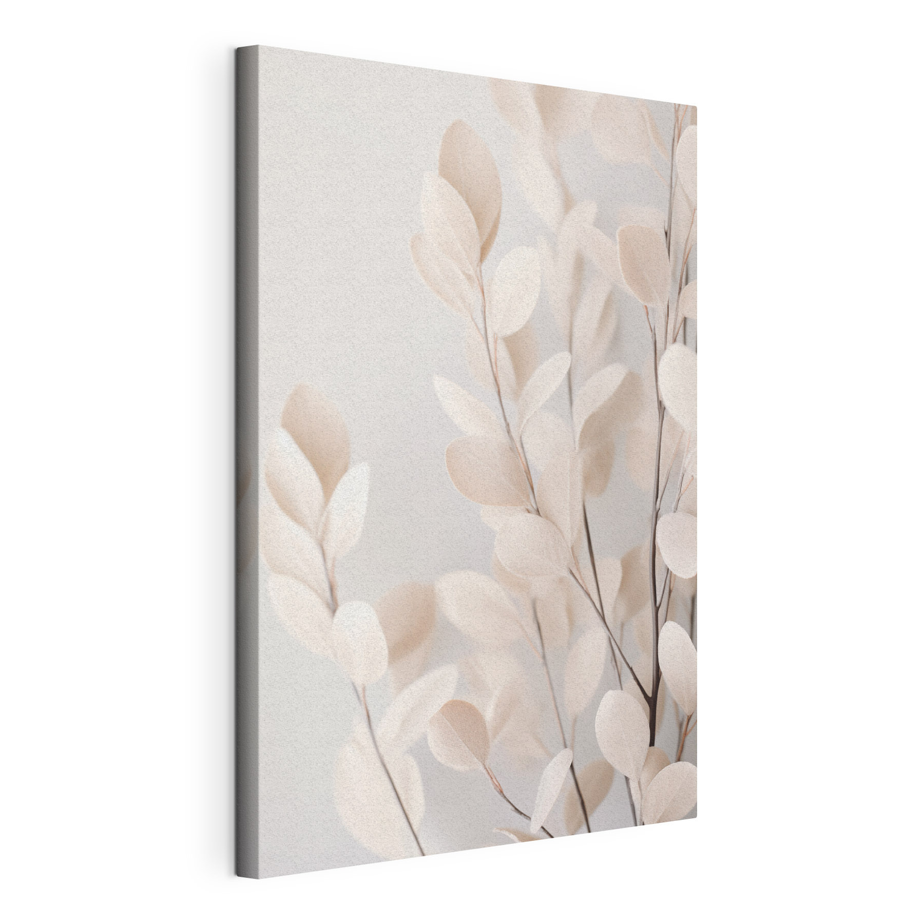 Delicate leaves against a soft background