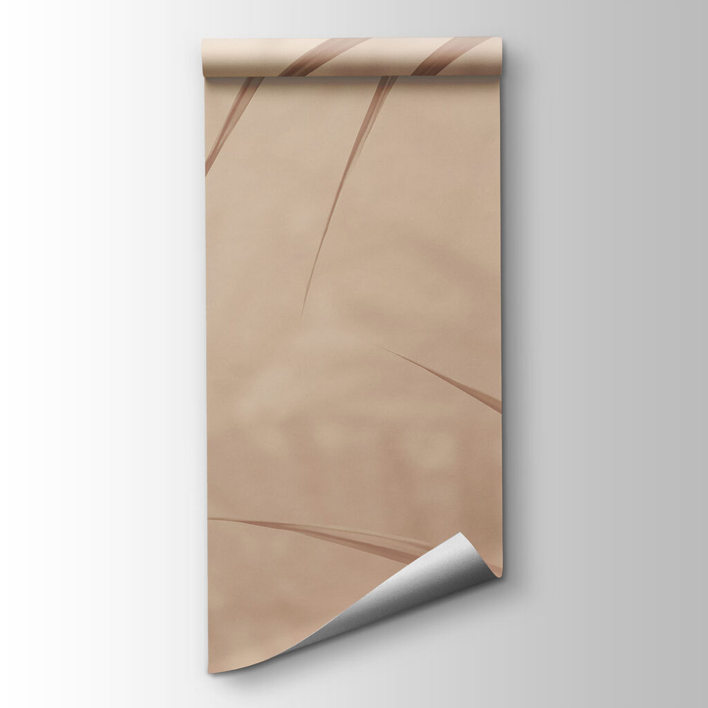 Serene palm leaf background design