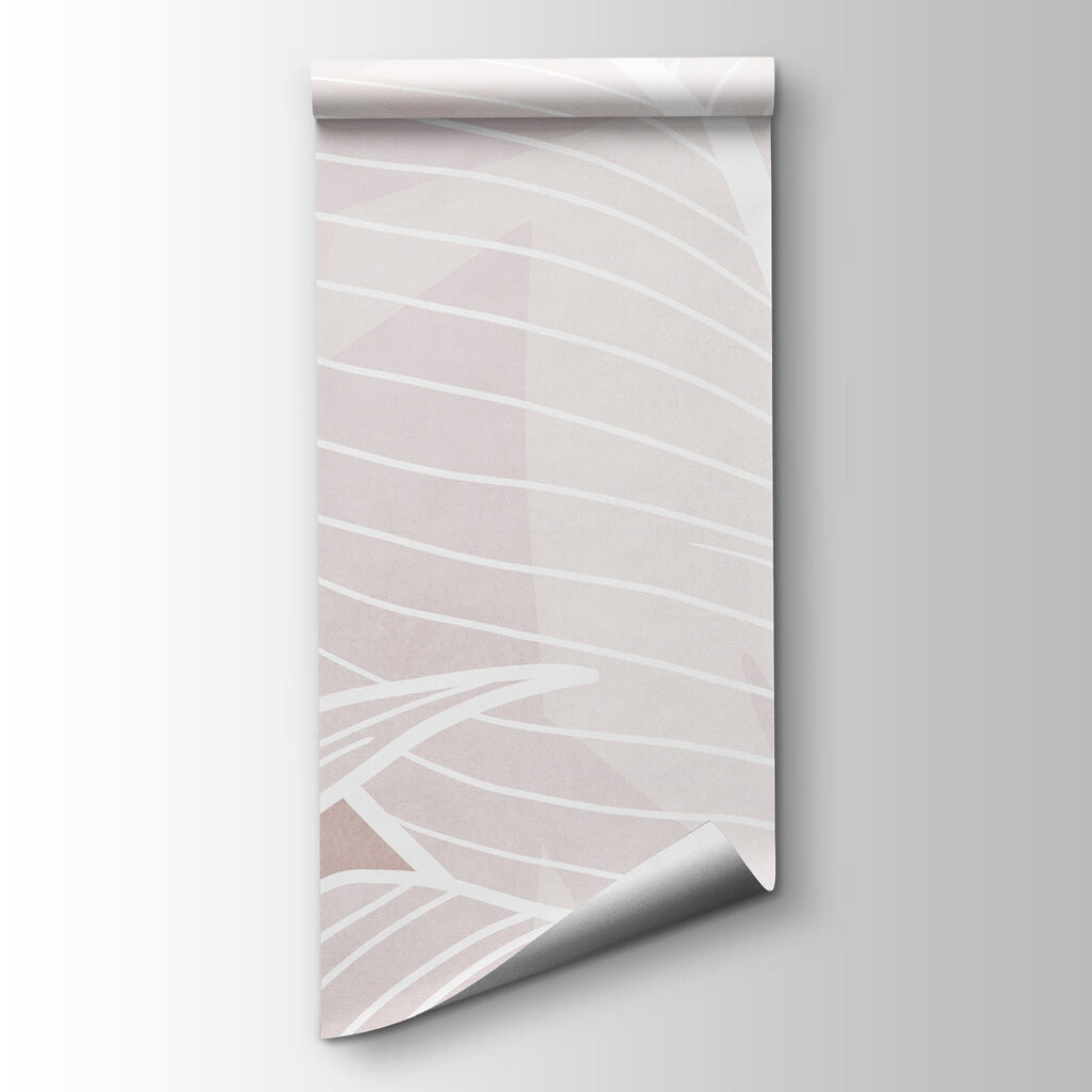 White leaves on a pink background White leaves on a pink background
