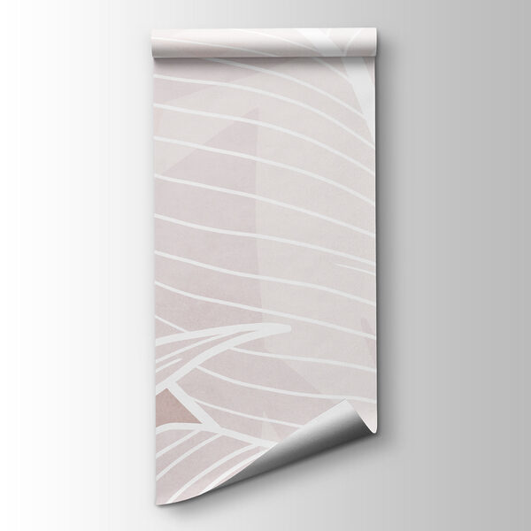 White leaves on a pink background White leaves on a pink background
