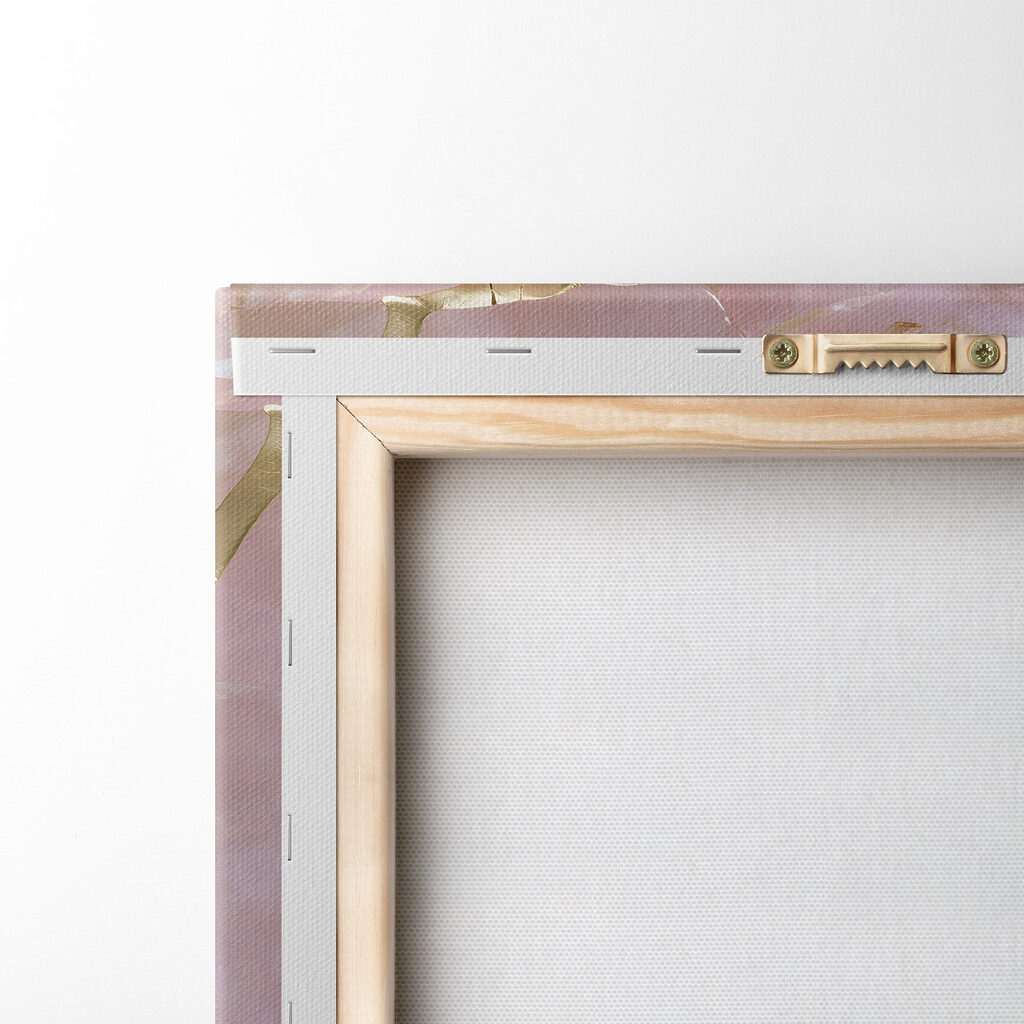 Elegant pink and gold composition