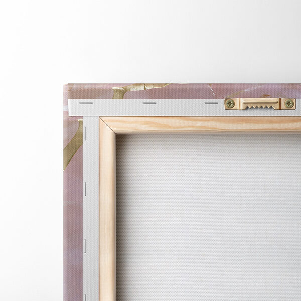 Elegant pink and gold composition