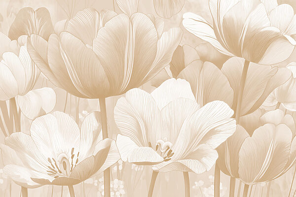 Delicate blooms in soft hues Delicate blooms in soft hues