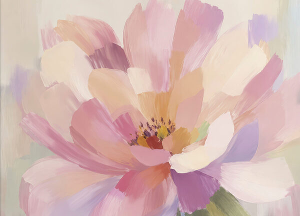 Beautiful flower in soft colors