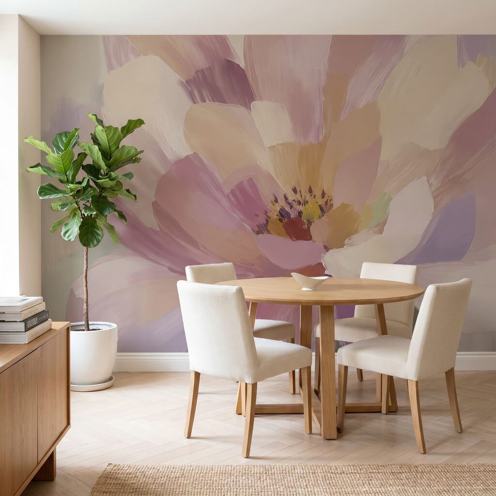 Krásná květina v jemných barvách