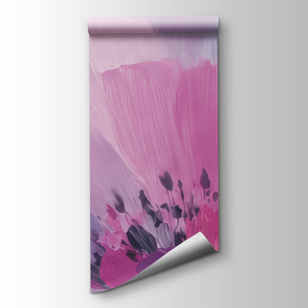 Delicate petals in soft pastel hues