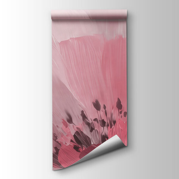 Delicate pink flower in soft hues