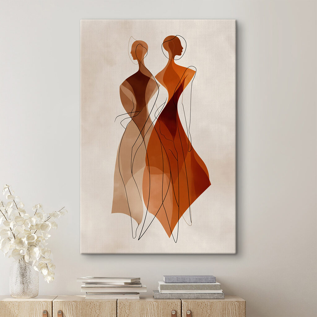 Drawing of two women Drawing of two women