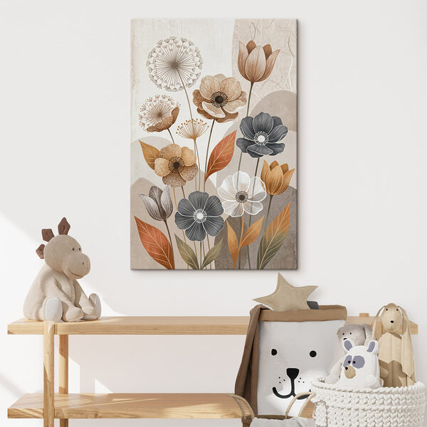 Colorful floral arrangement in soft tones Colorful floral arrangement in soft tones