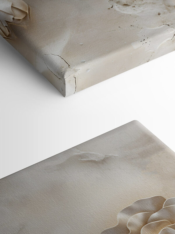 Delicate floral design in neutral tones Delicate floral design in neutral tones