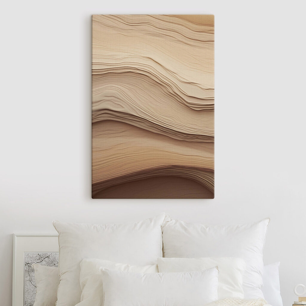 Soft, flowing layers of warm tones Soft, flowing layers of warm tones