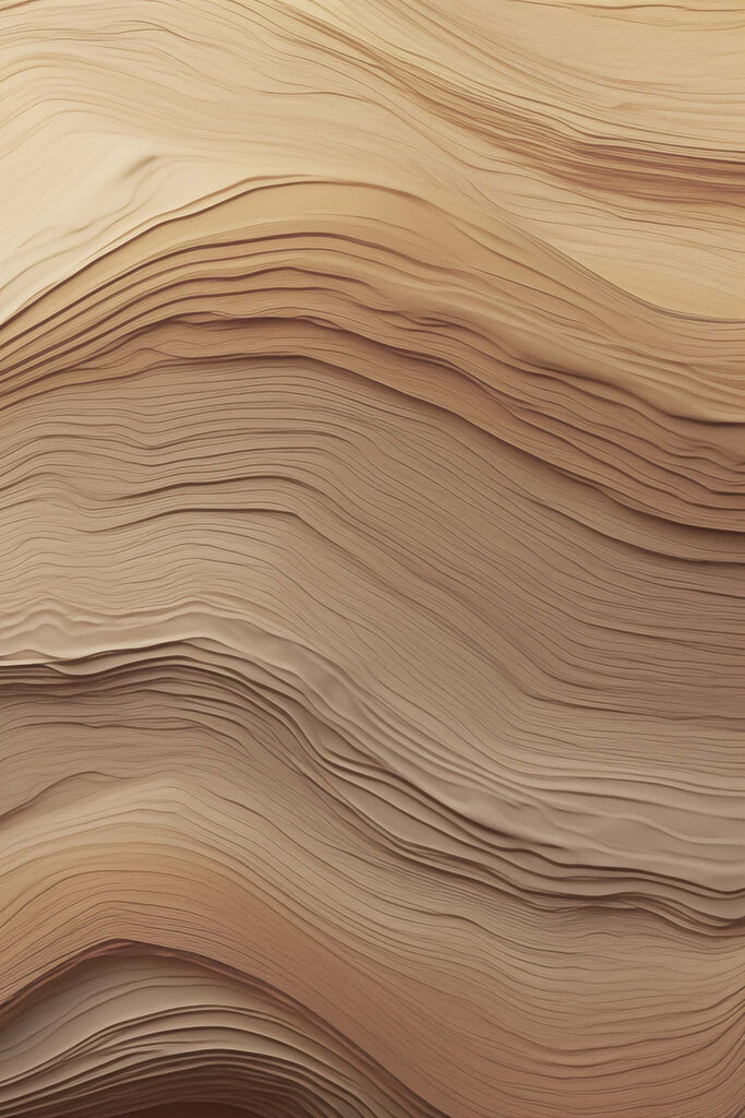 Soft waves of earthy tones