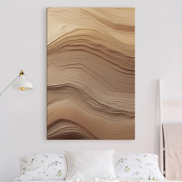 Soft waves of earthy tones