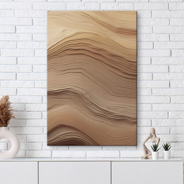 Soft waves of earthy tones