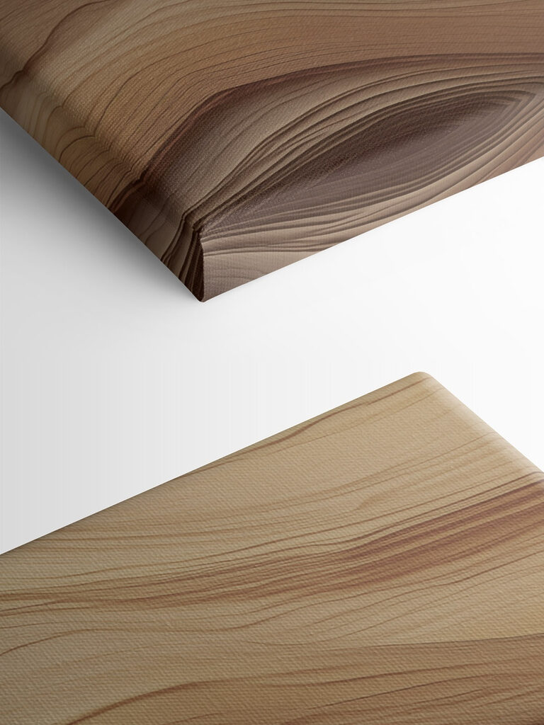 Soft waves of earthy tones