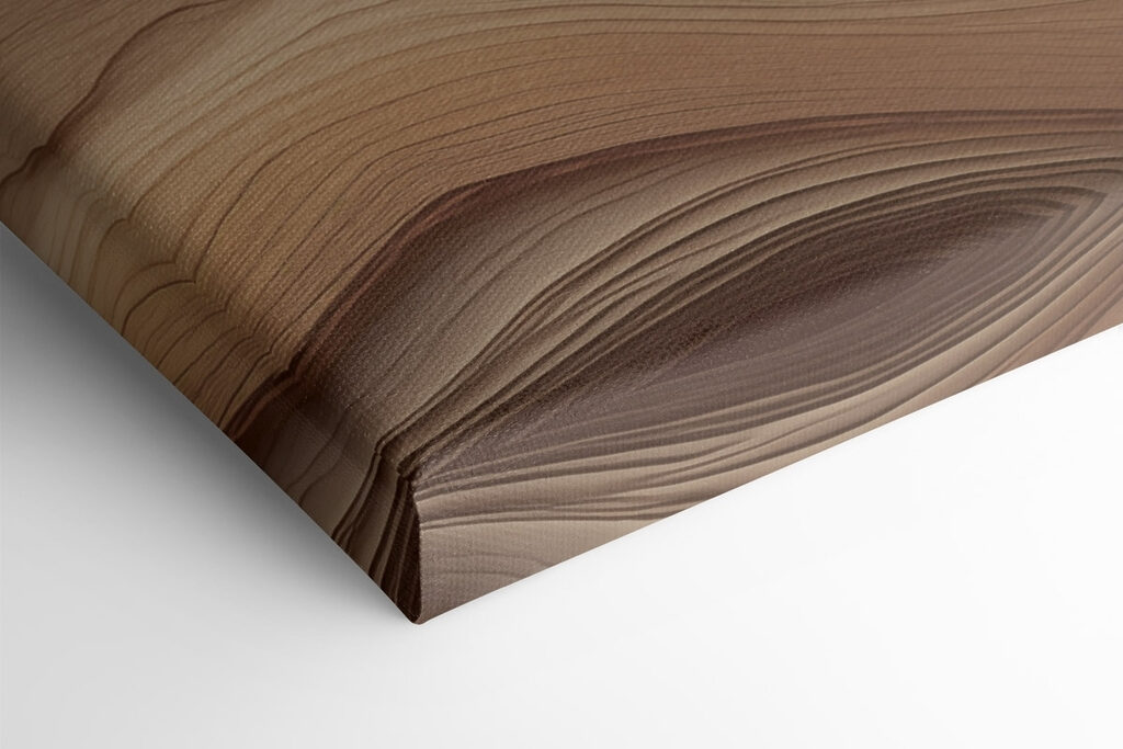 Soft waves of earthy tones