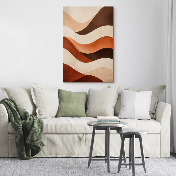 Flowing lines in warm tones Flowing lines in warm tones