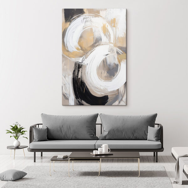 Painting of circles and dots Painting of circles and dots