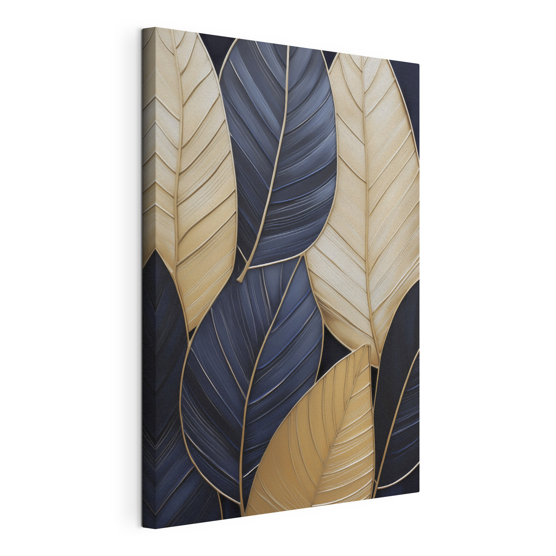 Elegant leaves in harmonious colors