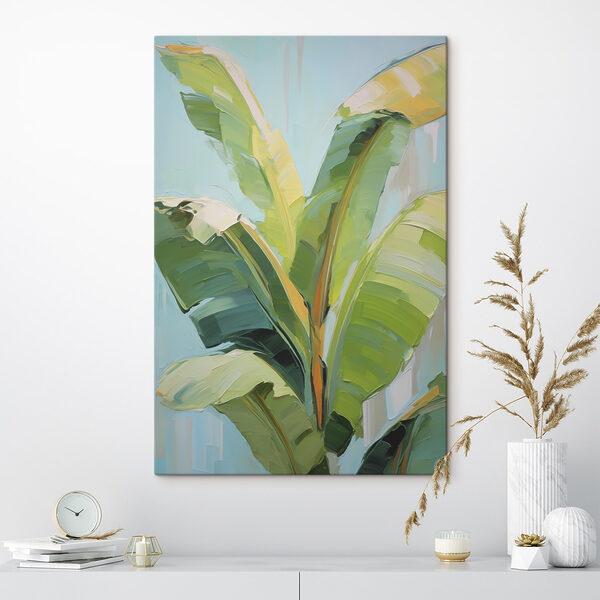 Painting of a banana tree