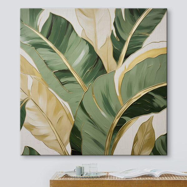 Vibrant leaves with elegant accents Vibrant leaves with elegant accents