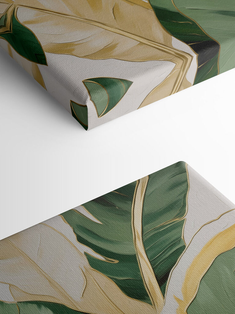 Vibrant leaves with elegant accents Vibrant leaves with elegant accents