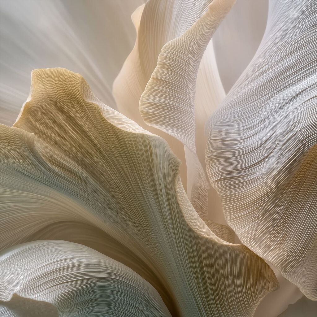 Nature's delicate wave-like patterns