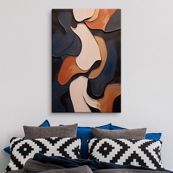 Abstract forms in harmonious colors