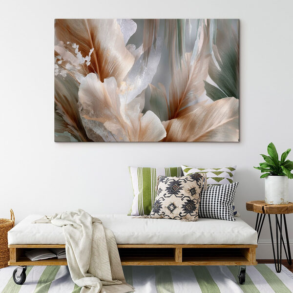 Soft hues of nature intertwined gracefully