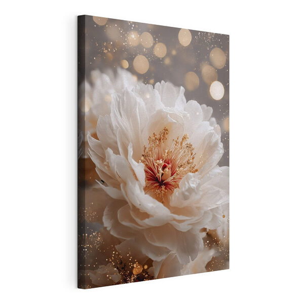 - Delicate flower in soft hues