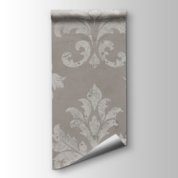 Wallpaper with white fleur-de-lis Wallpaper with white fleur-de-lis