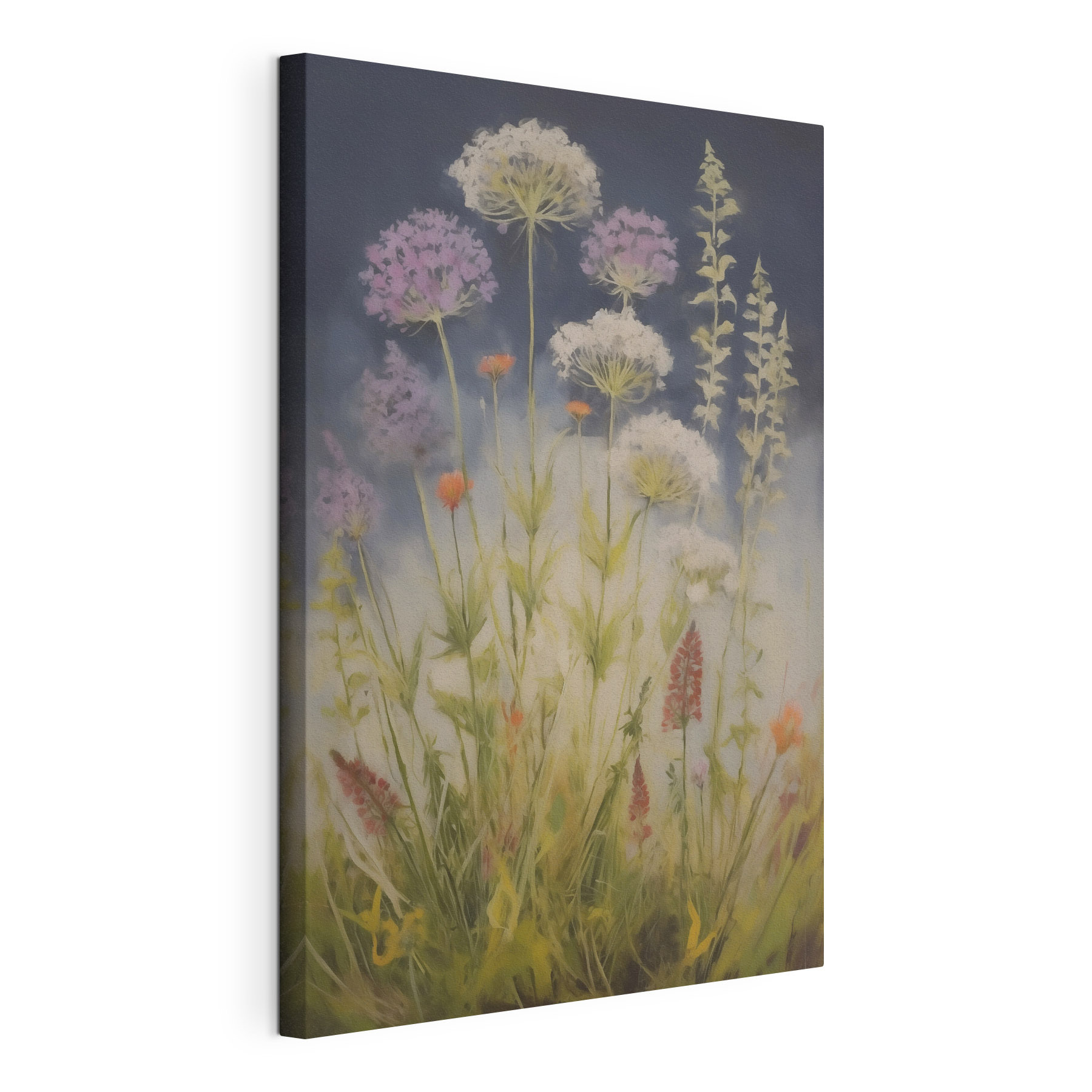 Painting of flowers and plants