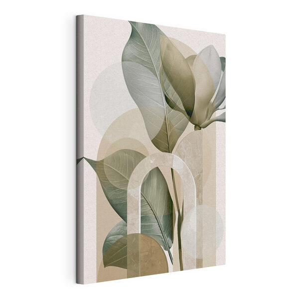 Soft foliage on a subtle background