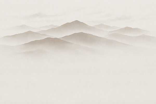 Foggy mountain range Foggy mountain range
