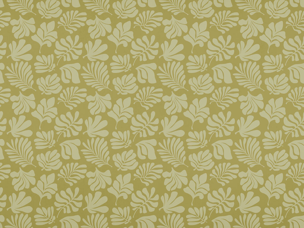 Pattern of leaves on a green background Pattern of leaves on a green background