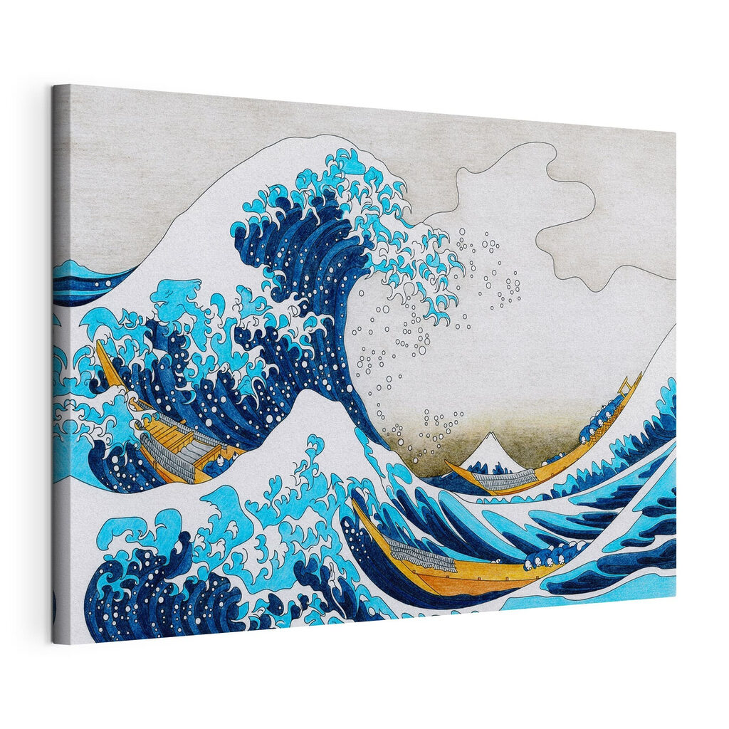 A large wave of water