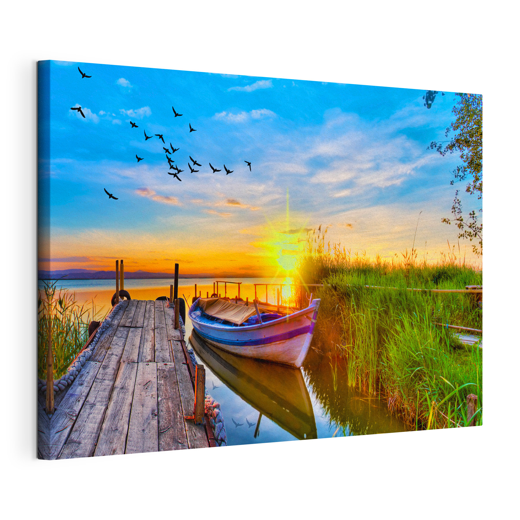 A boat on the water