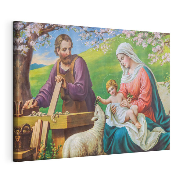 Obraz muže a ženy držících dítě Obraz Obraz muže a ženy držících dítě