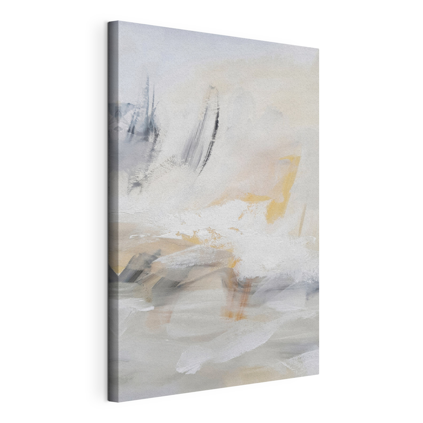 A white and grey abstract art A white and grey abstract art