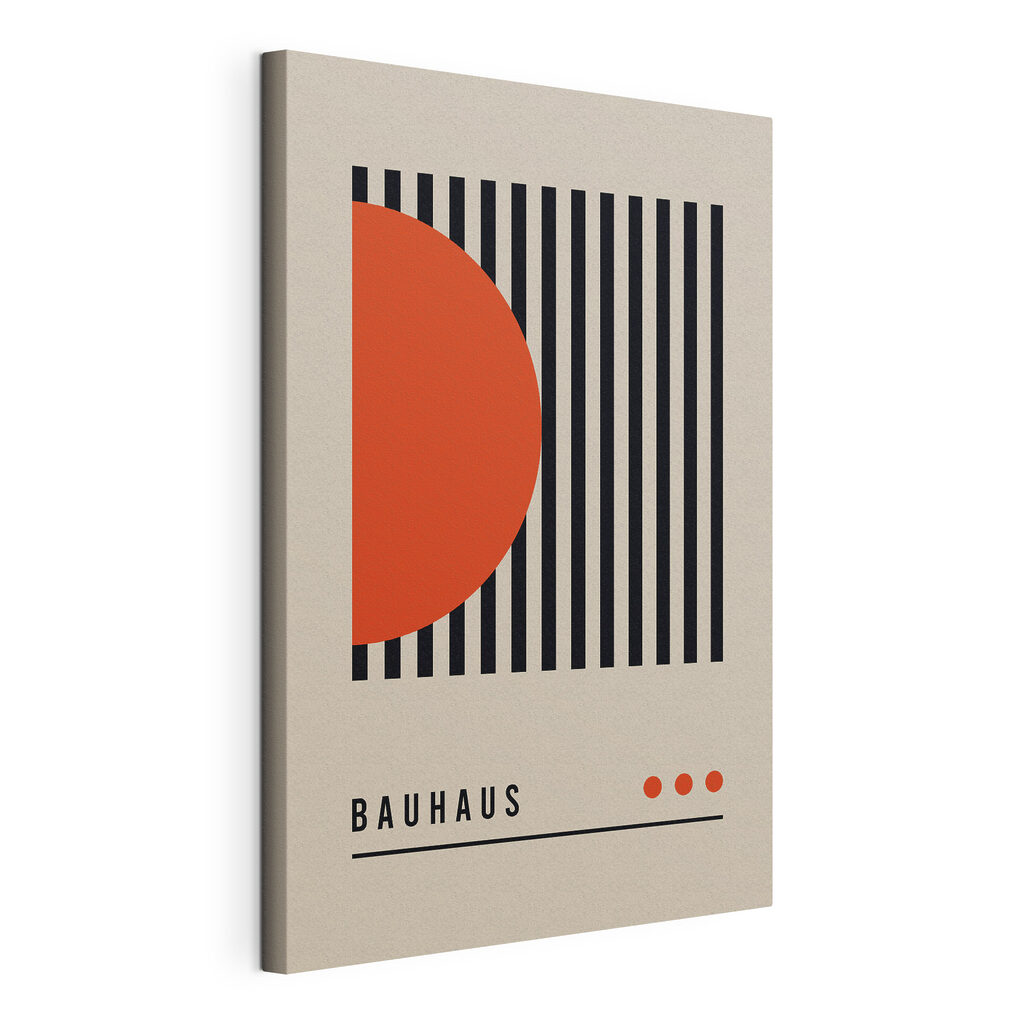 Black and orange geometric shapes