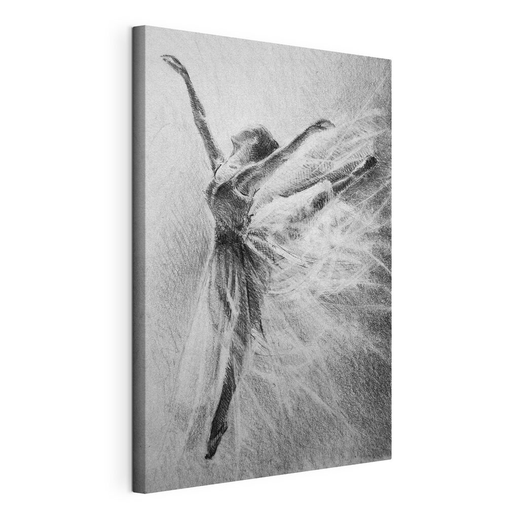 A drawing of a woman dancing A drawing of a woman dancing